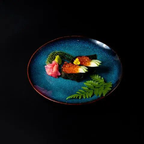 Hình ảnh Cơm cuộn trứng cá hồi - salmon roe gunkan - gu01