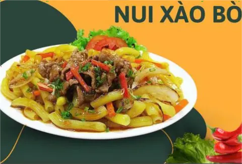 Hình ảnh Nui xào bò