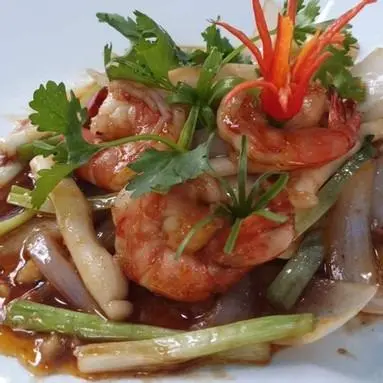 Hình ảnh Cơm chiên hải sản xào sa tế