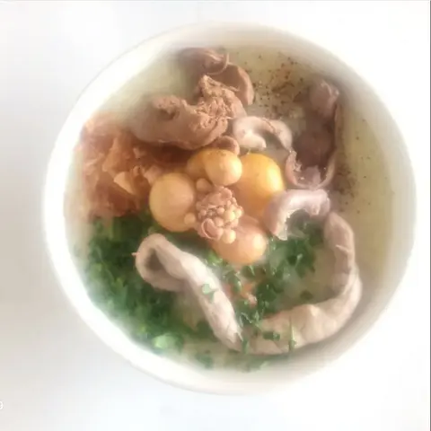 Hình ảnh Cháo lòng trứng non