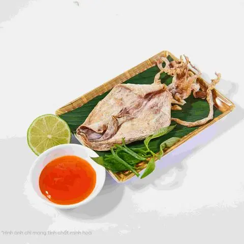 Hình ảnh Khô mực chấm - tương ớt