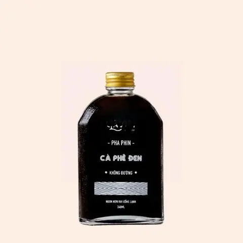 Hình ảnh Cà phê đen đóng chai