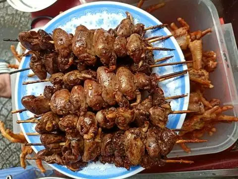 Hình ảnh Tim gà nướng