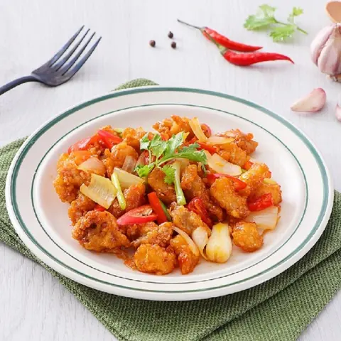 Hình ảnh Sụn gà chiên mắm