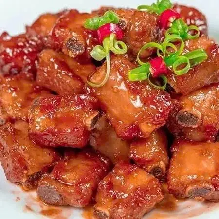 Hình ảnh Cơm sườn non ram mặn