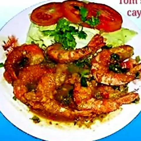 Hình ảnh Tôm sú xào cay Thái