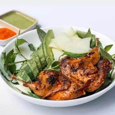 Hình ảnh Chim cút nướng sate