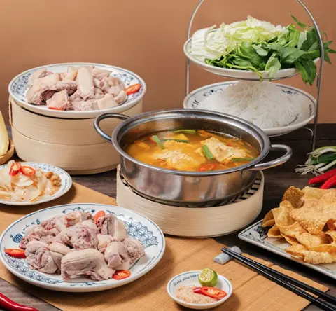 Hình ảnh Lẩu vịt măng cay nhỏ