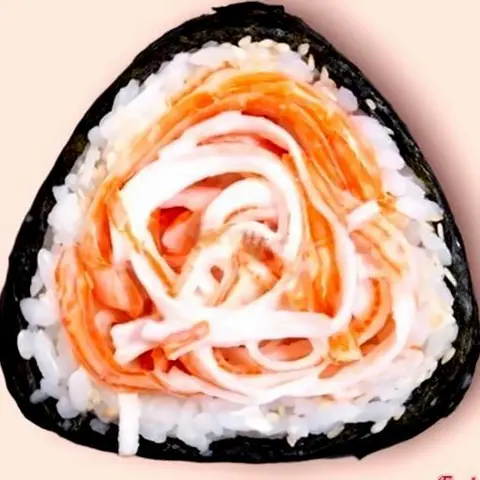 Hình ảnh Onigiri thanh cua mayonnaise