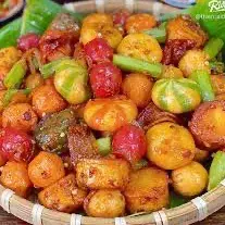 Hình ảnh Cá viên chiên thập cẩm chiên nước mắm