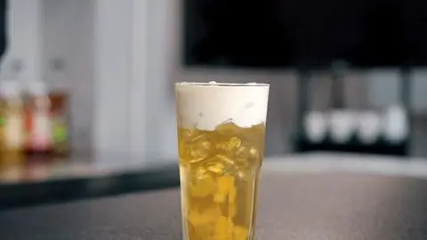 Hình ảnh Trà đào machiato