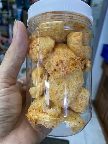 Hình ảnh Da heo chiên mắm tỏi ớt