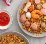 Hình ảnh Mì Indomie trứng cá viên