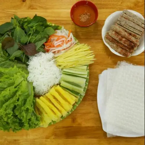 Hình ảnh Nem phên nướng phần