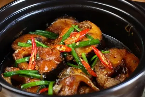 Hình ảnh Cơm cá lóc kho tiêu