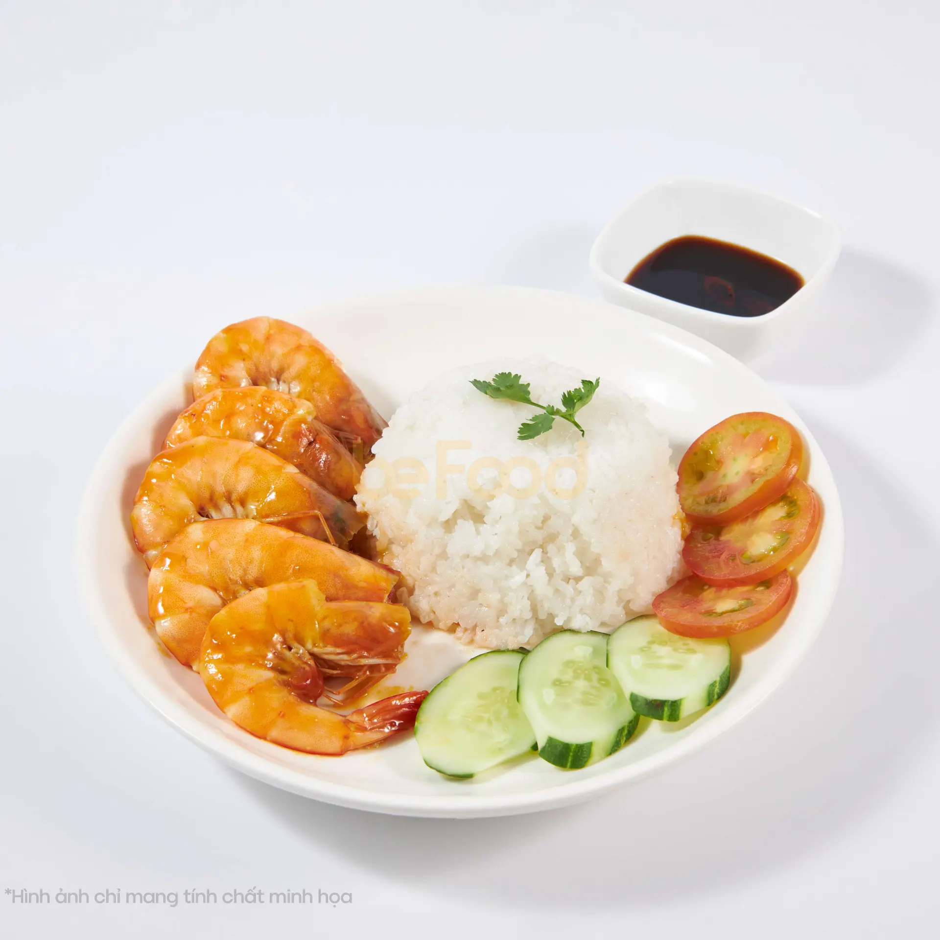 Hình ảnh Cơm tôm rim