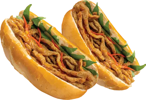 Hình ảnh Bánh mì chả cá - trứng