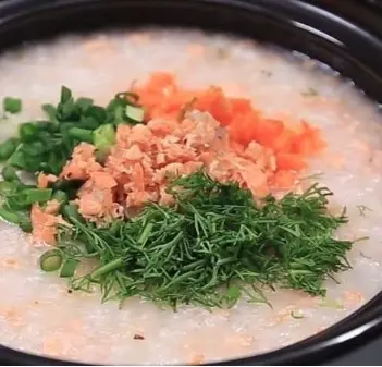 Hình ảnh Cháo cá hồi