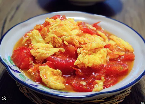 Hình ảnh Trứng chiên cà chua