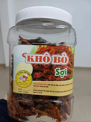 Hình ảnh Khô bò sợi mềm - 500gr