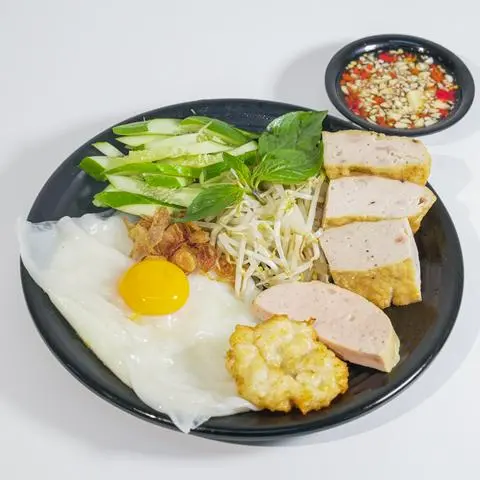 Hình ảnh Bánh cuốn trứng lòng đào