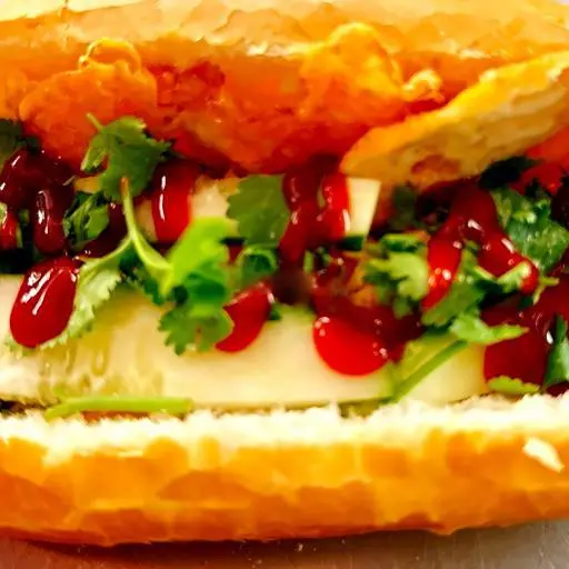 Hình ảnh Bánh mì trứng chiên giòn