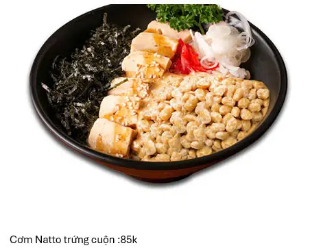 Hình ảnh Cơm natto trứng cuộn