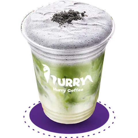 Hình ảnh Matcha kem mè đen