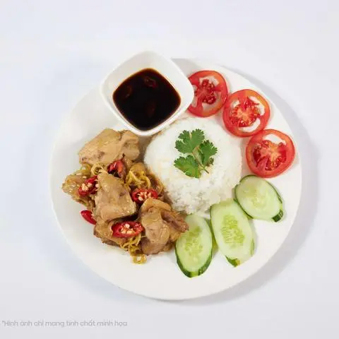 Hình ảnh Cơm gà kho sả