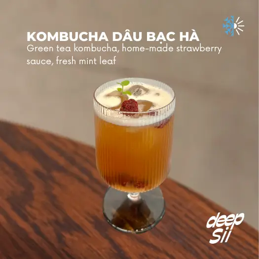 Hình ảnh Kombucha Dâu Bạc Hà