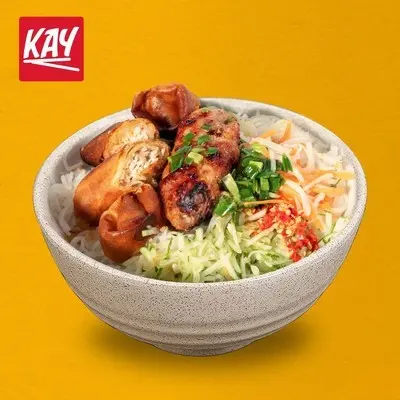 Hình ảnh Bún nem nướng chả giò