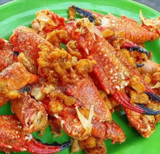 Hình ảnh Càng ghẹ rang tóp mỡ