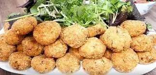 Hình ảnh Cơm chả cá chay - đồ xào