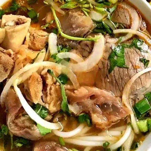 Hình ảnh Bún bò tái bò viên