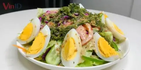 Hình ảnh Salad rong nho dầu giấm