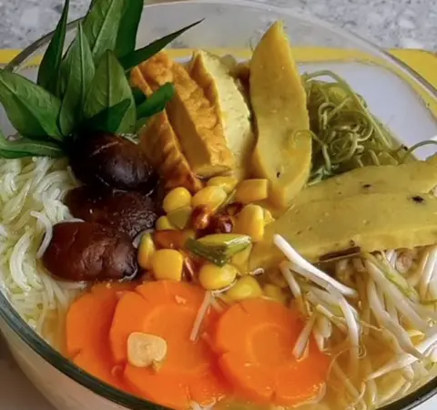 Hình ảnh Bún chả cá chay
