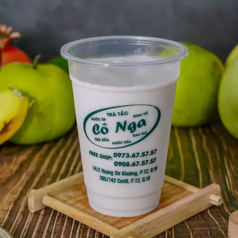 Hình ảnh Sinh tố khoai môn - dâu
