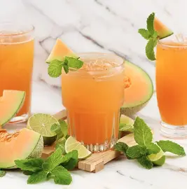 Hình ảnh Nước ép dưa lưới size vừa