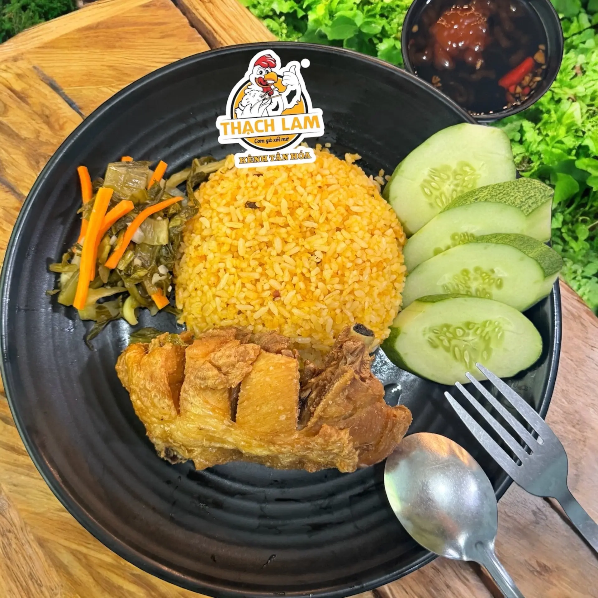 Hình ảnh Cơm má đùi lớn