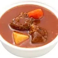 Hình ảnh Gân bò nấu rượu vang đỏ - bánh mì tươi