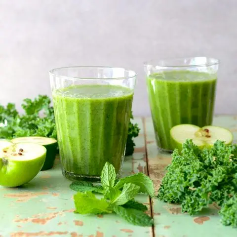 Hình ảnh Sinh tố táo xanh