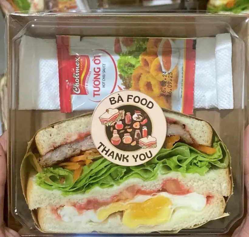 Hình ảnh Sandwich thịt trứng