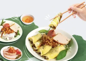 Hình ảnh Bánh cuốn trứng