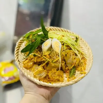 Hình ảnh Bánh tráng dẻo mỡ hành