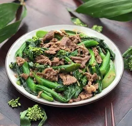 Hình ảnh Bò xào cải ngồng