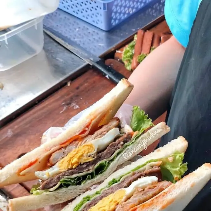 Hình ảnh Sandwich Bò Trứng Phô Mai + 1 Pepsi