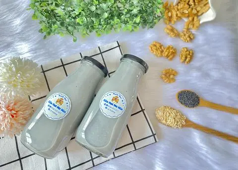 Hình ảnh Sữa yến mạch - óc chó - mè đen