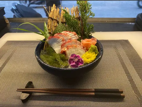 Hình ảnh Sashimi Bạch tuộc