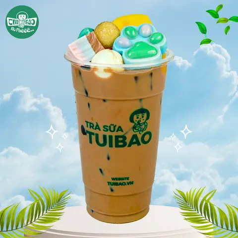 Hình ảnh Trà sữa full topping béo ngậy