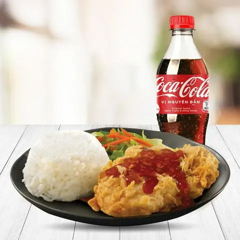 Hình ảnh Combo Cơm Gà Sốt Chua Ngọt